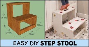 Wooden Step Stool